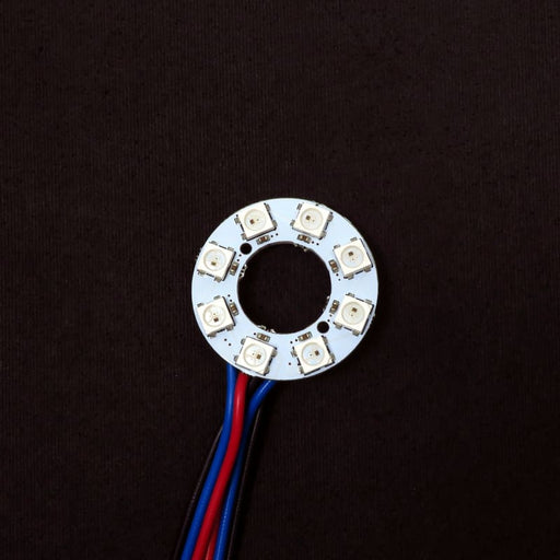 8 LED 32mm Ring - WS2812B 5050 RGB LED with Integrated Drivers (Adafruit Neopixel compatible) - LEDs