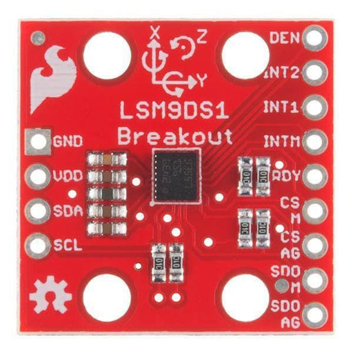 9 Degrees Of Freedom Imu Breakout - Lsm9Ds1 (Sen-13284) - Acceleration
