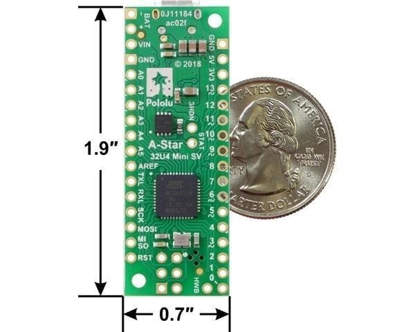 A-Star 32U4 Mini Sv - Dev Boards