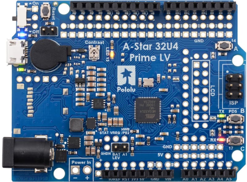 A-Star 32U4 Prime LV - Derivative Boards
