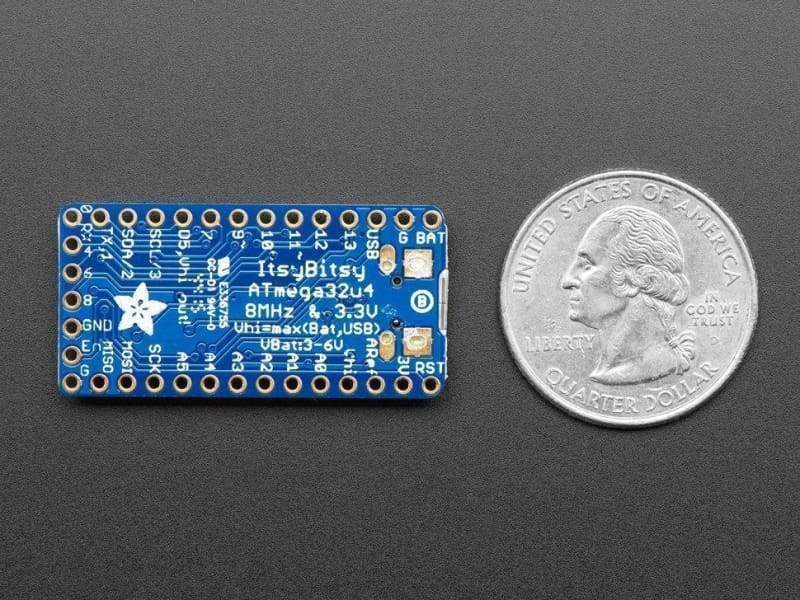 Adafruit Itsy Bitsy 32U4 - 3V 8Mhz (Id: 3675) - Derivative Boards