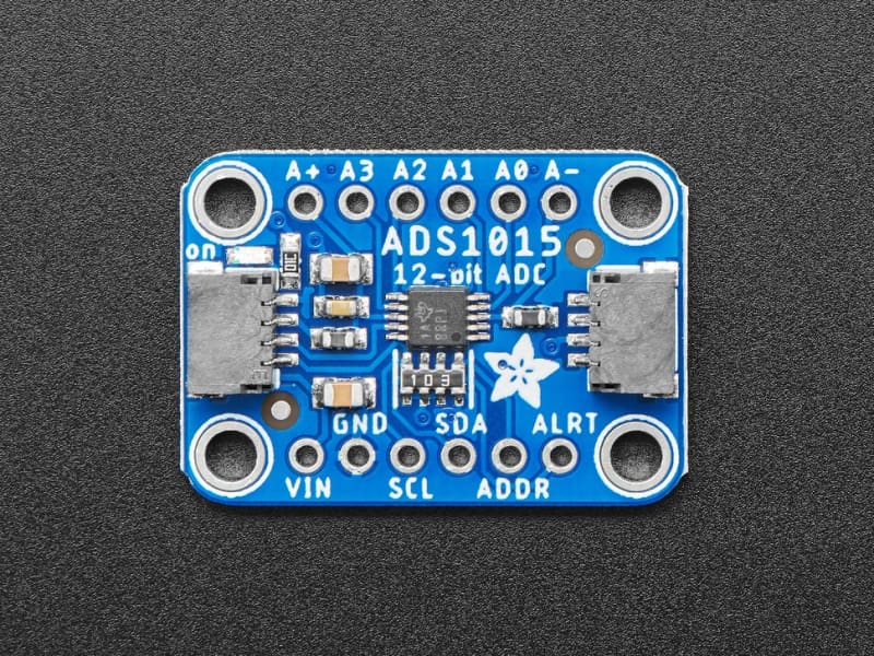 ADS1015 12-Bit ADC - 4 Channel with Programmable Gain Amplifier - STEMMA QT / Qwiic - Component