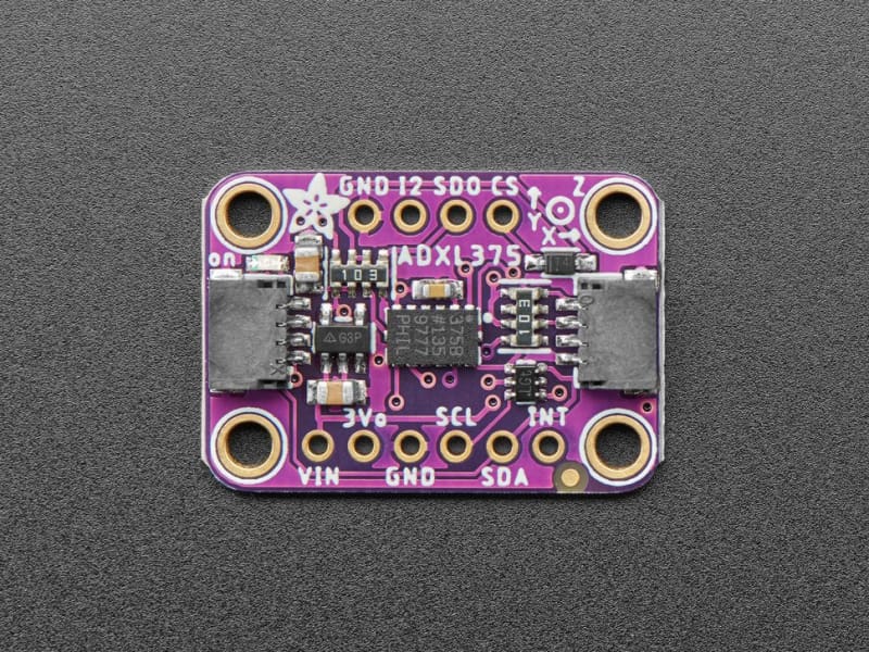 ADXL375 - High G Accelerometer (+-200g) with I2C and SPI - STEMMA QT / Qwiic - Component