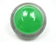Big Dome Push Button - Green With Clear Case Rim - Buttons