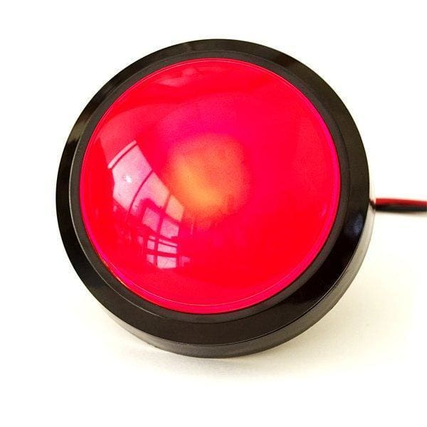 Big Dome Push Button - Red - Buttons