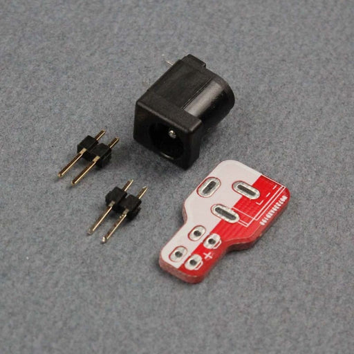 Breadboard Power Plate Dc Jack Kit - Accessories And Breakout Boards