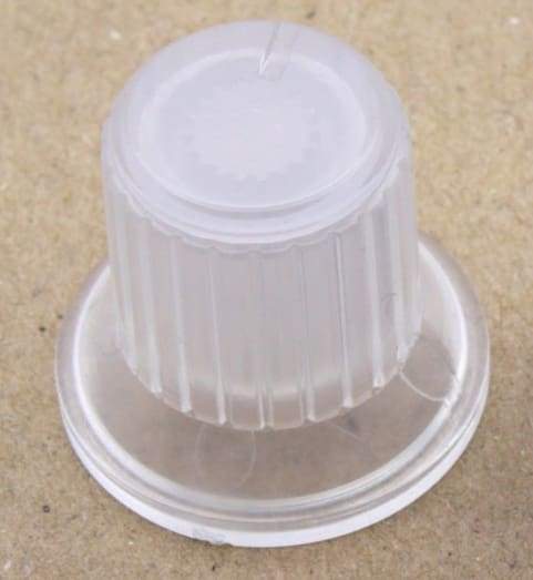 Clear Plastic Knob - Hardware