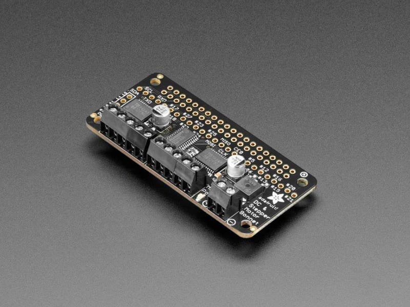DC & Stepper Motor Bonnet for Raspberry Pi (ID:4280) - Motors