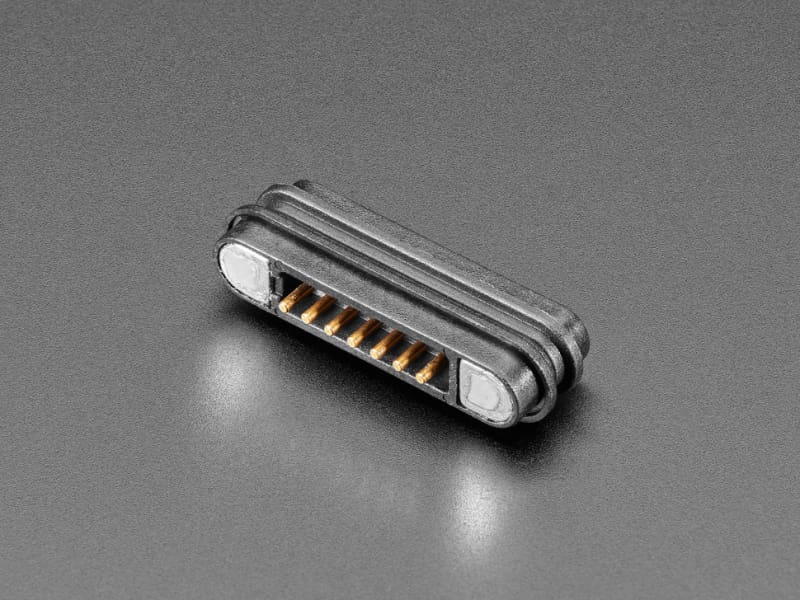 DIY Magnetic Connector - Straight 7 Contact Pins - 2.2mm Pitch - Component