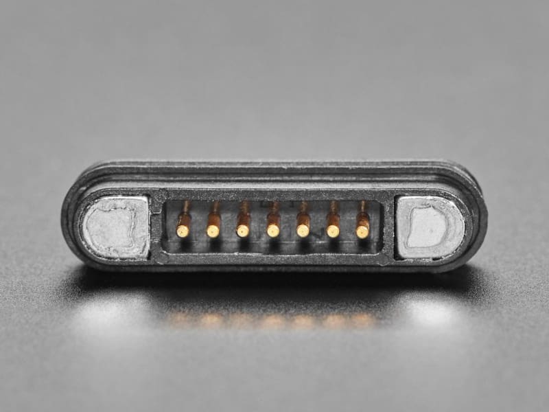 DIY Magnetic Connector - Straight 7 Contact Pins - 2.2mm Pitch - Component
