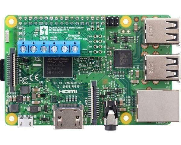 Dual Max14870 Motor Driver For Raspberry Pi (Partial Kit) - Raspberry Pi
