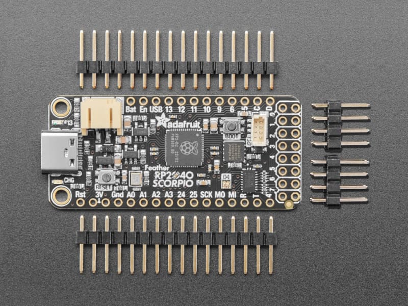 Feather RP2040 SCORPIO - 8 Channel NeoPixel Driver
