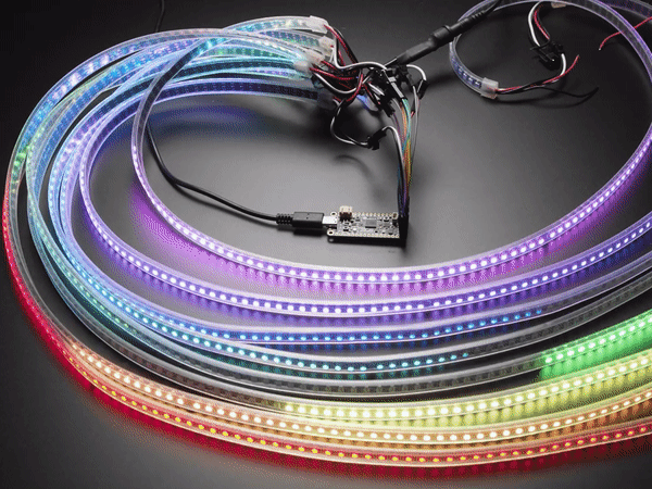 Feather RP2040 SCORPIO - 8 Channel NeoPixel Driver
