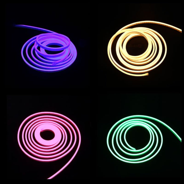 Flexible Silicone Neon-Like LED Strip - 1 Meter - LEDs