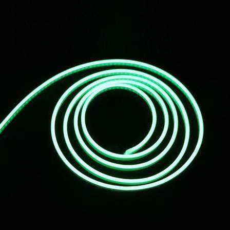 Flexible Silicone Neon-Like LED Strip - 5 Meter - Ice Blue - Green - LEDs