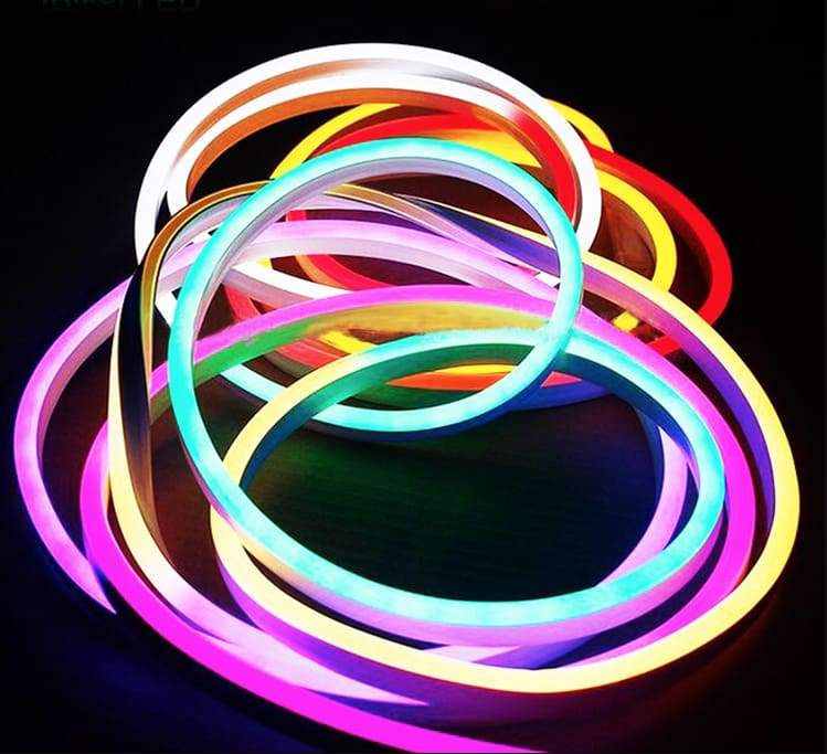 Flexible Silicone Neon-Like RGB LED Strip - 1 Meter — Cool Components