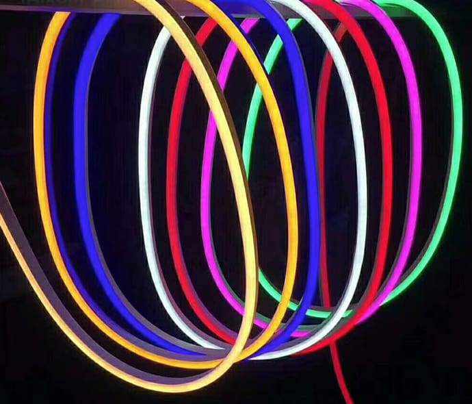 Flexible Silicone Neon-Like RGB LED Strip - 1 Meter - 96 - LEDs