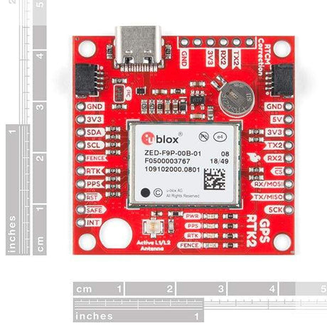 Gps-Rtk2 Board - Zed-F9P (Qwiic) (Gps-15136) - Gps