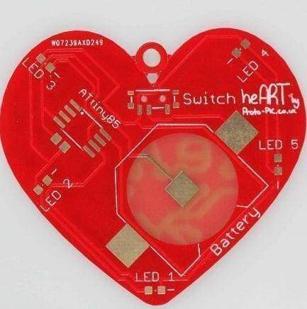 Heart - A Beating Heart Surface Mount Soldering Kit - Soldering