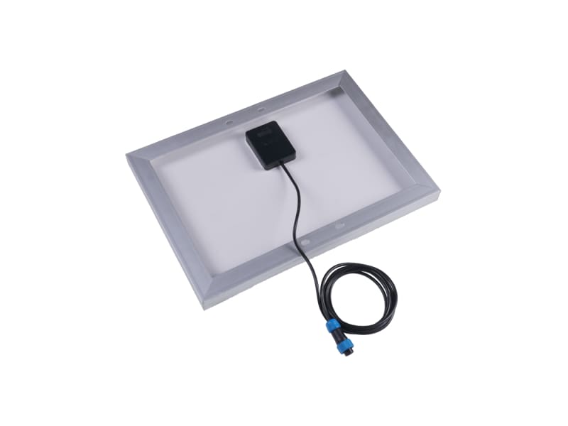 High-efficiency Waterproof PV-12W Solar Panel w/ Brackets for Easy Installation - Component