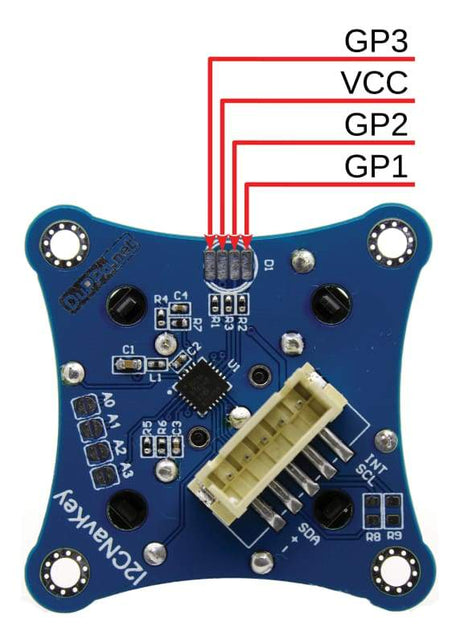 I2C NavKey - 7 Function Joypad (Black) - Component