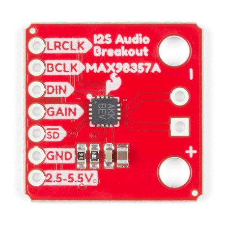 I2S Audio Breakout - Max98357A - Audio