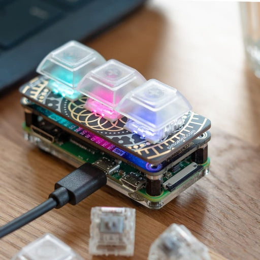 Keybow MINI (3-key) Macro Pad Kit - Raspberry Pi