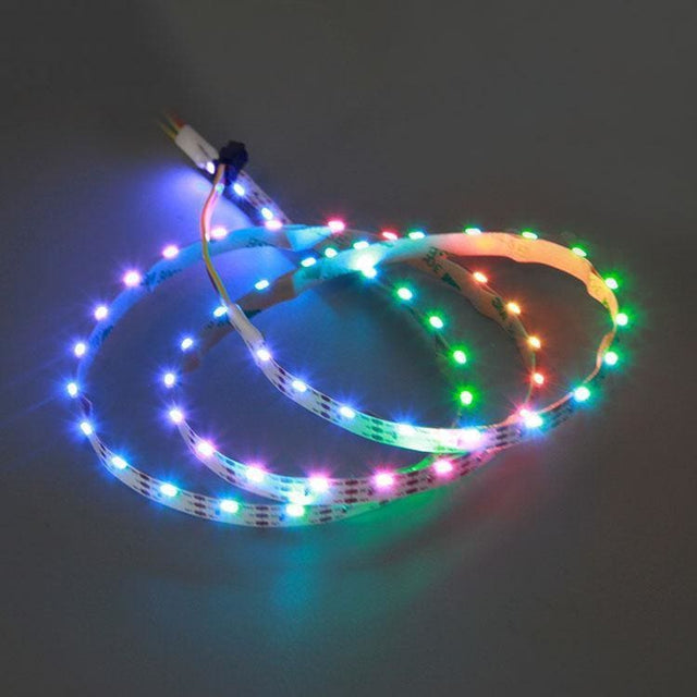 LED Side Light Strip - 1m White PCB (Adafruit NeoPixel compatible) - 60 - LEDs