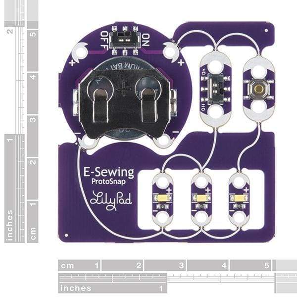 Lilypad E-Sewing Protosnap Kit (Kit-14528) - Kits