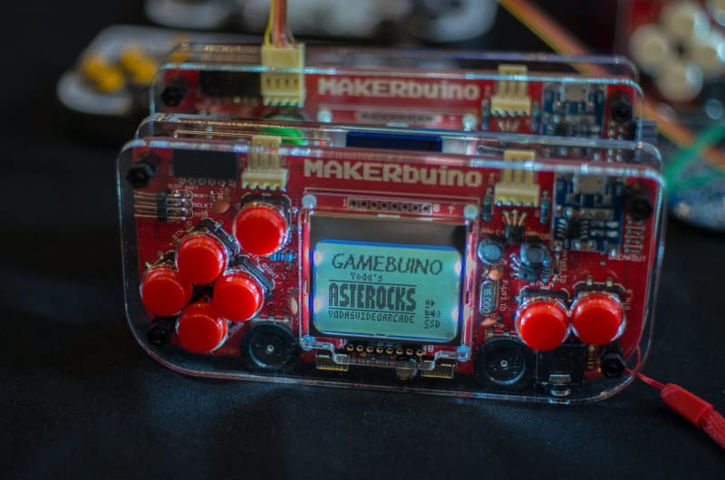 MAKERbuino Build Your Own Video Game Console DIY STEM Learning Kit - Dev Boards
