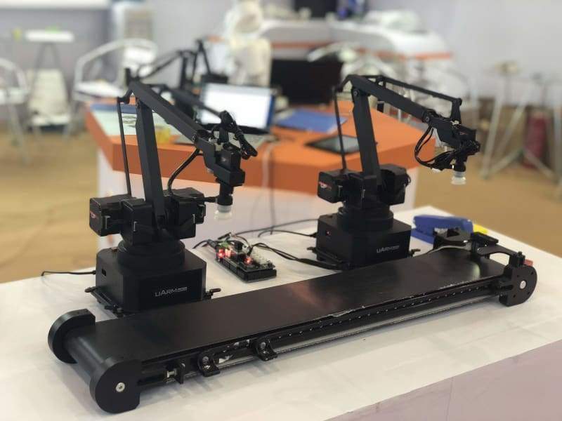 Material Sorting Project Kit With Conveyor Belt (For Uarm Swift Pro) - Robot