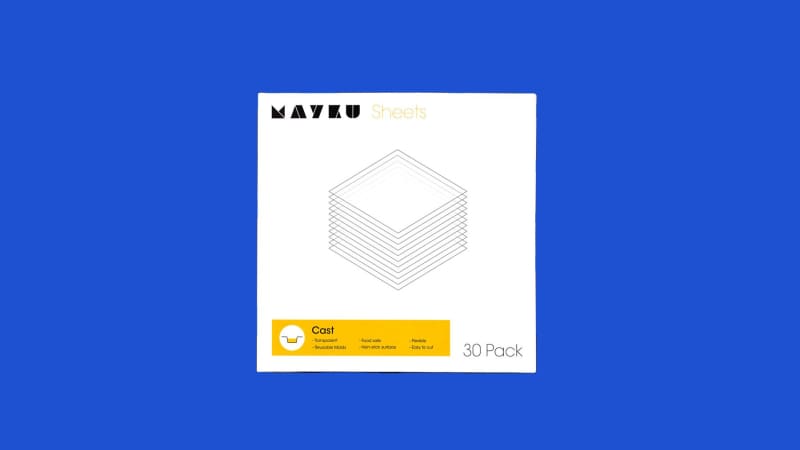 Mayku Formbox - Spare Cast Sheets (Pack of 30 sheets) - 3D Printing