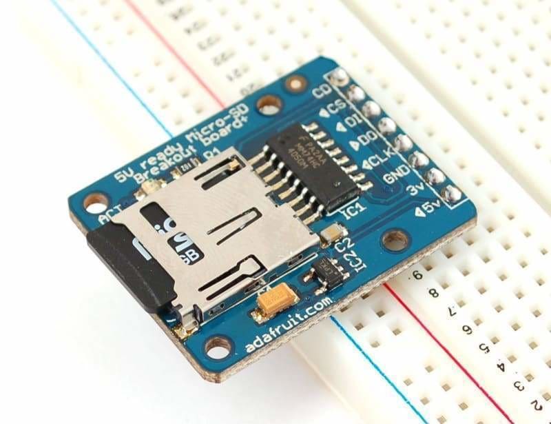 Microsd Breakout (Id: 254) - Breakout Boards