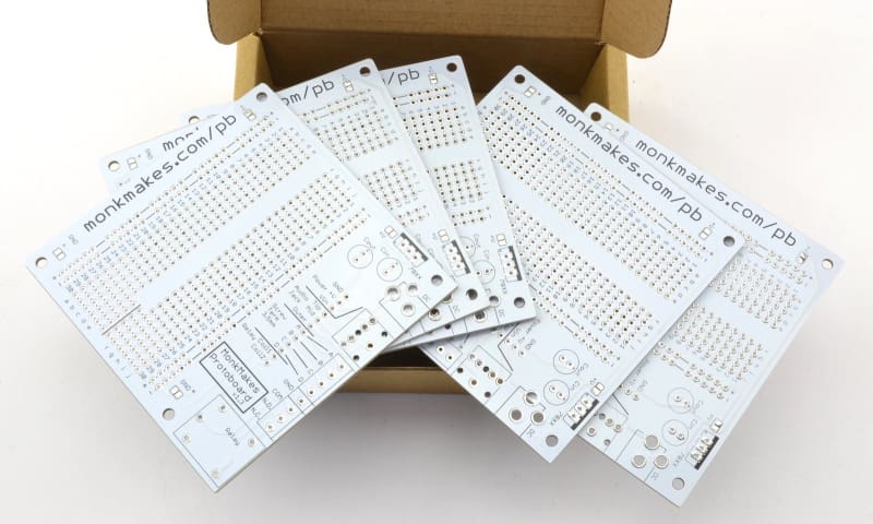 Monk Makes Protoboard 5 Pack - Prototyping
