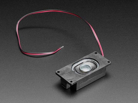 Mono Enclosed Speaker with Plain Wires - 3W 4 Ohm - speaker