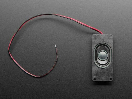 Mono Enclosed Speaker with Plain Wires - 3W 4 Ohm - speaker