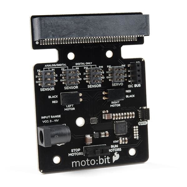 moto:bit - micro:bit Carrier Board (Qwiic) - Micro:bit