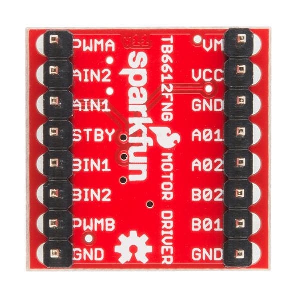 Motor Driver - Dual TB6612FNG (with Headers) (ROB-13845) - Motion Controllers