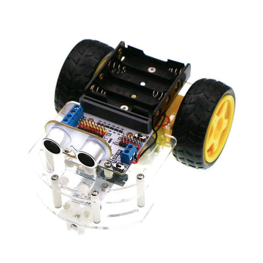 Motor:bit Acrylic Smart Car Kit (Without Micro:bit Board) - Kits