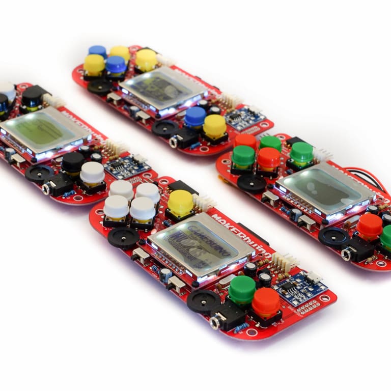 Multicolour Button Caps Pack For Makerbuino - Accessories And Breakout Boards