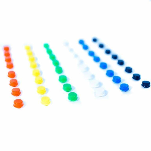 Multicolour Button Caps Pack For Makerbuino - Accessories And Breakout Boards