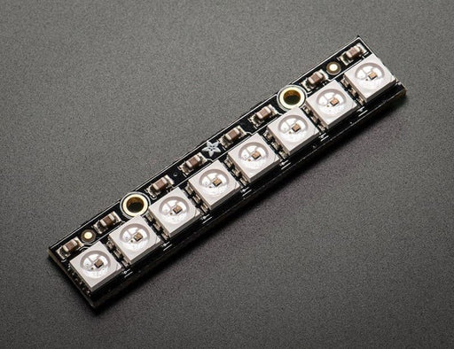 Neopixel Stick - 8 X Ws2812 5050 Rgb Led With Integrated Drivers (Id: 1426) - Leds