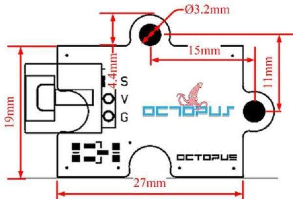 Octopus Waterproof Temperature Sensor - Component