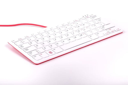 Official Raspberry Pi Keyboard & Hub (Red/White) (UK) - Raspberry Pi
