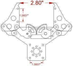 Parallel Gripper Kit A - Channel Mount (Rob-13178) - Hardware