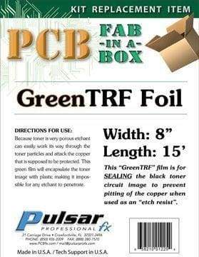 PCB Green TRF Foil - PCB Fabrication