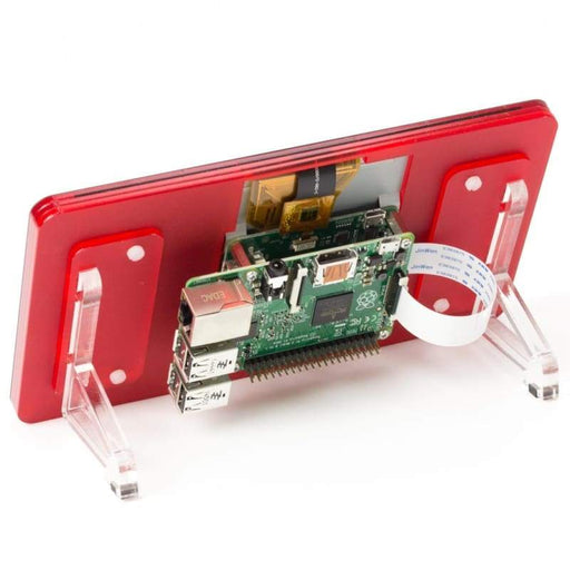 Pibow Touchscreen Frame - Coupé (Red) - Raspberry Pi