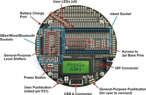 Pololu m3pi hot sale robot