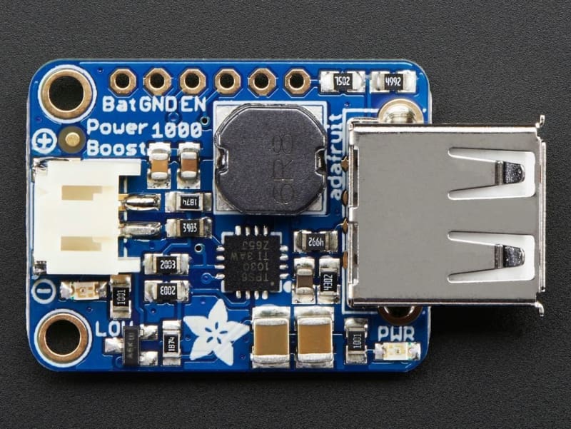 Powerboost 1000 Basic - 5V Usb Boost @ 1000Ma From 1.8V+ (Id: 2030) - Chargers