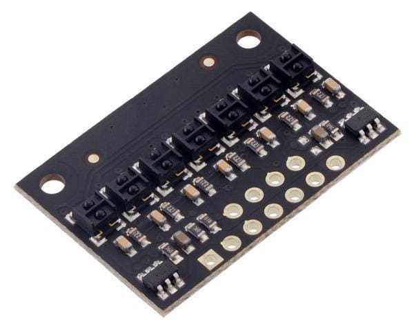 Qtrx-Hd-07Rc Reflectance Sensor Array: 7-Channel 4Mm Pitch Rc Output Low Current - Visible Light